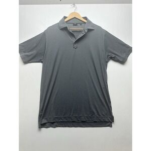 FootJoy FJ Golf Preformance Polo L Large Men's Gray - Small Hole Near Bottom